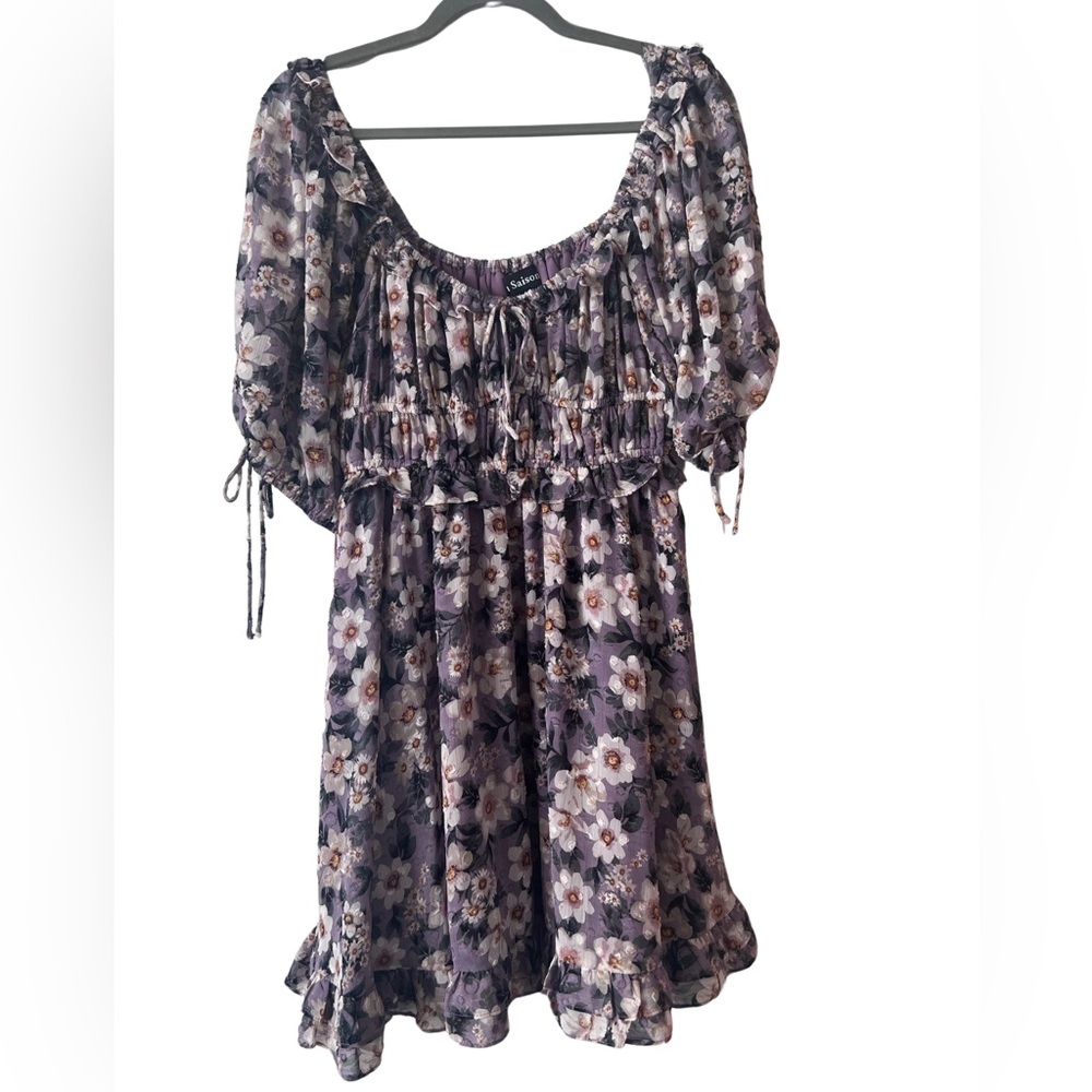 En Saison Floral Mini Dress